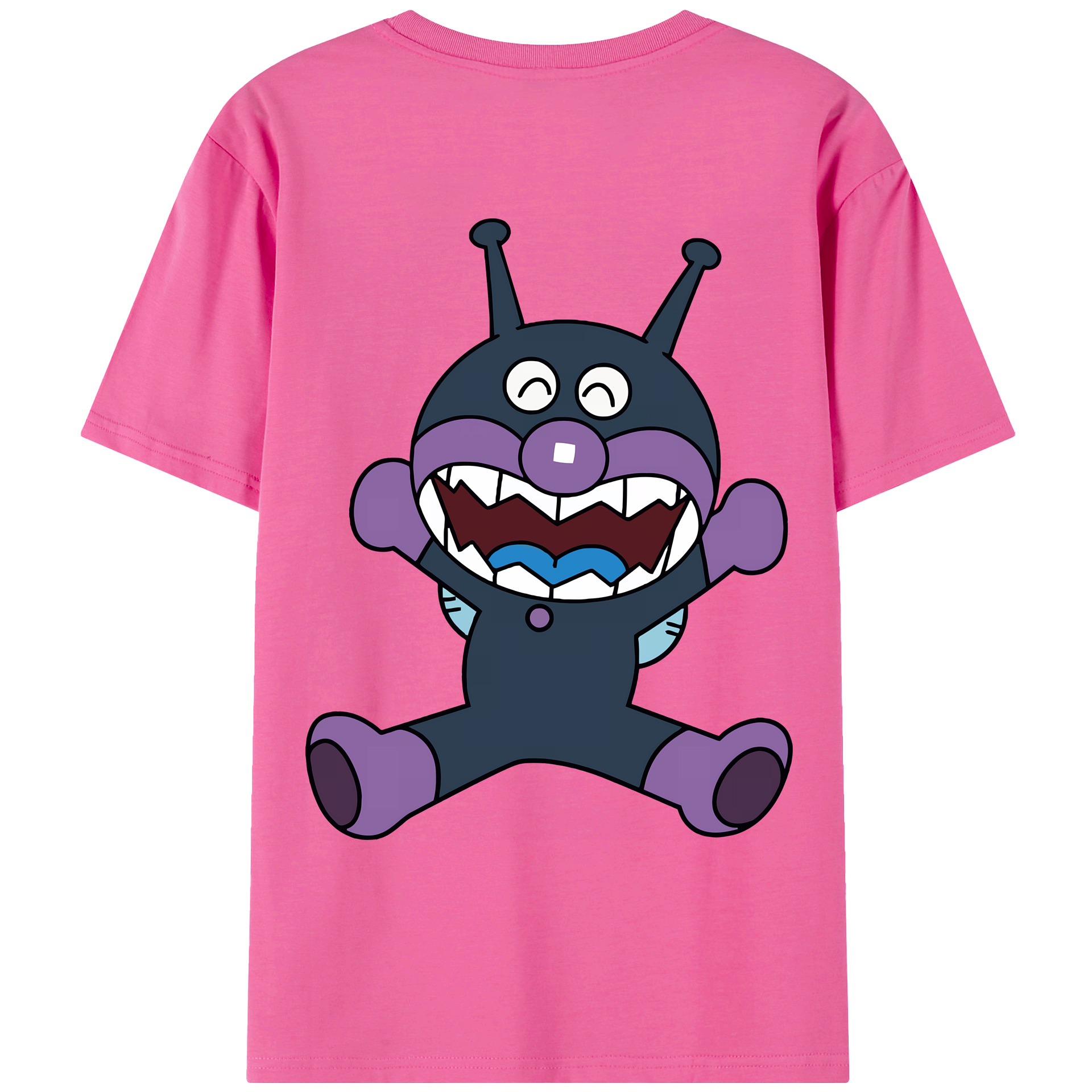 （画像用） アンパンマン Anpanman レディース半袖Tシャツ(バックプリント)